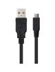 Cable USB 2.0 Nanocable 10.01.0501/ USB Macho - MicroUSB Macho/ 1.8m/ Negro