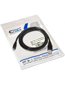 Cable USB 2.0 Nanocable 10.01.0501/ USB Macho - MicroUSB Macho/ 1.8m/ Negro