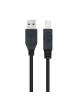 Cable USB 3.0 Impresora Nanocable 10.01.0802-BK/ USB Tipo-B Macho - USB Macho/ 2m/ Negro