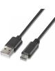 Cable USB 2.0 Tipo-C Nanocable 10.01.2100/ USB Tipo-C Macho - USB Macho/ 50cm/ Negro