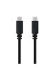 Cable USB 2.0 Tipo-C Nanocable 10.01.2301-L150/ USB Tipo-C Macho - USB Tipo-C Macho/ 480Mbps/ 1.5m/ Negro