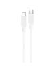 Cable USB 2.0 Tipo-C Nanocable 10.01.2301-W/ USB Tipo-C Macho - USB Tipo-C Macho/ 480Mbps/ 1m/ Blanco