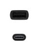 Cable USB 2.0 Nanocable 10.01.2400/ USB Tipo-C Macho - USB Hembra/ 15cm/ Negro