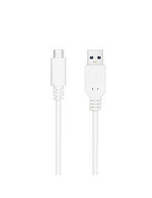 Cable USB 3.1 Tipo-C Nanocable 10.01.4000-W/ USB Tipo-C Macho - USB Macho/ 50cm/ Blanco