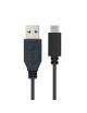 Cable USB 3.1 Nanocable 10.01.4001/ USB Tipo-C Macho - USB Macho/ 1m/ Negro