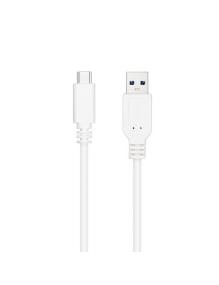 Cable USB 3.1 Tipo-C Nanocable 10.01.4001-L150-W/ USB Tipo-C Macho - USB Macho/ 1.5m/ Blanco