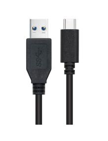 Cable USB 3.1 Tipo-C Nanocable 10.01.4002/ USB Tipo-C Macho - USB Macho/ 2m/ Negro