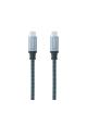 Cable USB 3.1 Tipo-C Nanocable 10.01.4101-L150-COMB/ USB Tipo-C Macho - USB Tipo-C Macho/ Hasta 100W/ 20Gbps/ 1.5m/ Gris y Negro