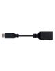 Cable USB 3.1 Nanocable 10.01.4201/ USB Tipo-C Macho - USB Hembra/ 15cm/ Negro