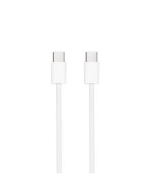 Cable USB 2.0 Tipo-C Nanocable 10.01.6002-CO/ USB Tipo-C Macho - USB Tipo-C Macho/ Hasta 60W/ 480Mbps/ 2m/ Blanco