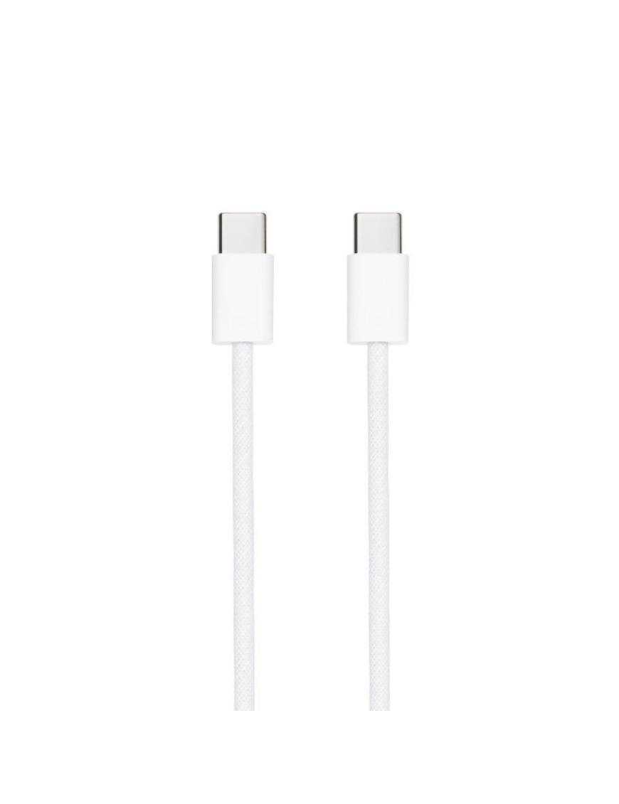 Cable USB 2.0 Tipo-C Nanocable 10.01.6002-CO/ USB Tipo-C Macho - USB Tipo-C Macho/ Hasta 60W/ 480Mbps/ 2m/ Blanco