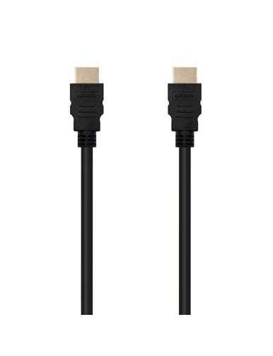 Cable HDMI 1.3b Nanocable 10.15.0301/ HDMI Macho - HDMI Macho/ 1m/ Negro