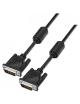 Cable DVI Dual Nanocable 10.15.0802/ DVI Macho - DVI Macho/ 1.8m/ Negro