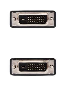 Cable DVI Dual Nanocable 10.15.0802/ DVI Macho - DVI Macho/ 1.8m/ Negro