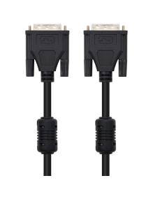 Cable DVI Dual Nanocable 10.15.0802/ DVI Macho - DVI Macho/ 1.8m/ Negro