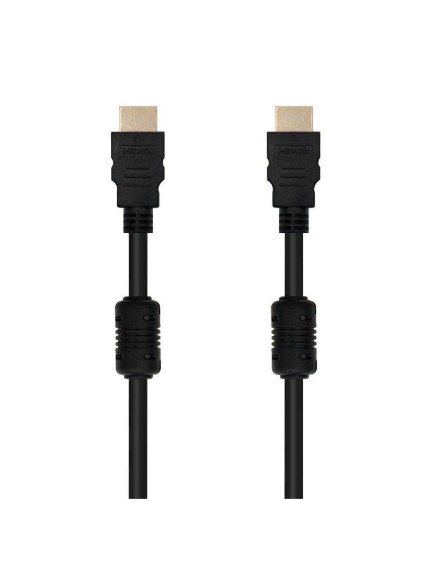 Cable HDMI 1.4 Nanocable 10.15.1802/ HDMI Macho - HDMI Macho/ 1.8m/ Negro