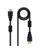 Cable HDMI 1.4 Nanocable 10.15.1802/ HDMI Macho - HDMI Macho/ 1.8m/ Negro