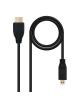 Cable Micro HDMI Nanocable 10.15.3502/ HDMI Macho - Micro HDMI Macho/ 1.8m/ Negro