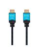 Cable HDMI 2.0 4K Nanocable 10.15.3701/ HDMI Macho - HDMI Macho/ 1m/ Negro/ Azul