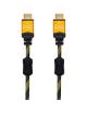 Cable HDMI 2.0 4K Nanocable 10.15.1602/ HDMI Macho - HDMI Macho/ 1.5m/ Negro/ Naranja