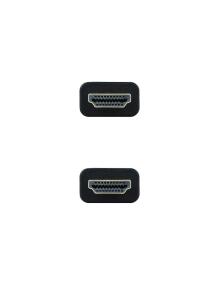 Cable HDMI 2.0 4K Nanocable 10.15.3715/ HDMI Macho - HDMI Macho/ 15m/ Negro