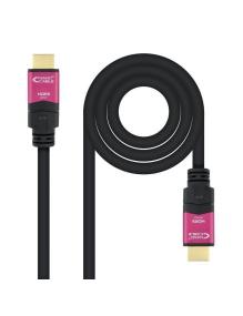 Cable HDMI 2.0 4K Nanocable 10.15.3720/ HDMI Macho - HDMI Macho/ 20m/ Negro