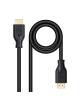 Cable HDMI 2.0 4K CCS Nanocable 10.15.3901/ HDMI Macho - HDMI Macho/ 1m/ Negro