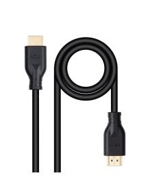 Cable HDMI 2.0 4K CCS Nanocable 10.15.3903/ HDMI Macho - HDMI Macho/ 3m/ Negro