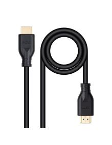 Cable HDMI 2.0 4K CCS Nanocable 10.15.3907/ HDMI Macho - HDMI Macho/ 7m/ Negro