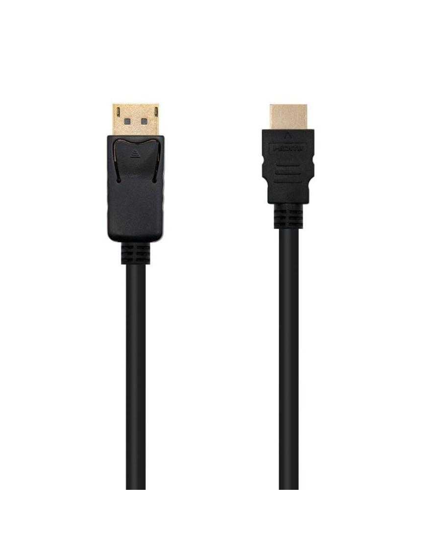 Cable Conversor Nanocable 10.15.4301-L150/ Displayport Macho - HDMI Macho/ 1.5m/ Negro