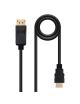 Cable Conversor Nanocable 10.15.4303/ DisplayPort Macho - HDMI Macho/ 3m/ Negro