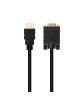 Cable Conversor Nanocable 10.15.4348/ HDMI Macho - VGA Macho/ 1.8m/ Negro