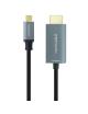 Cable Conversor Nanocable 10.15.5162/ USB Tipo-C Macho - HDMI Macho/ 1.8m/ Negro