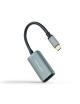 Cable Conversor Nanocable 10.16.4104-G/ USB Tipo-C Macho - DisplayPort Hembra/ 15cm/ Gris