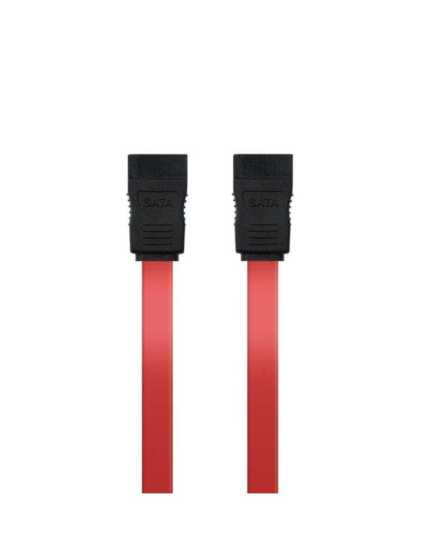 Cable SATA Nanocable 10.18.0101-OEM/ SATA Hembra - SATA Hembra/ 50cm/ Rojo