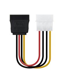 Cable de Alimentación SATA Nanocable 10.19.0205-OEM/ Molex Macho - SATA Hembra/ 16cm