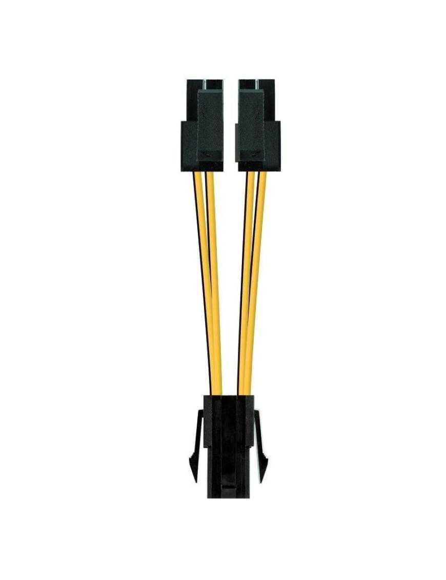 Cable de Alimentación Microprocesador Nanocable 10.19.1401/ Molex -4+4 PIN Macho - Molex 4 PIN Hembra/ 15cm