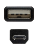 Cable USB 2.0 Nanocable 10.01.0503/ USB Macho - MicroUSB Macho/ 3m/ Negro