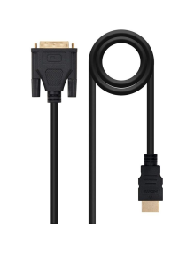 Cable HDMI Nanocable 10.15.0503/ DVI Macho - HDMI Macho/ 3m/ Negro