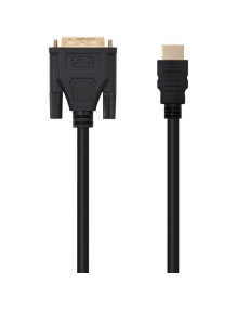 Cable HDMI Nanocable 10.15.0503/ DVI Macho - HDMI Macho/ 3m/ Negro