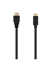 Cable HDMI Nanocable 10.15.0902/ HDMI Macho - Mini HDMI Macho/ 1.8m/ Negro