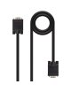 Cable SVGA Nanocable 10.15.1302/ VGA Macho - VGA Macho/ 1.8m/ Negro