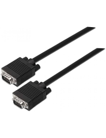 Cable SVGA Nanocable 10.15.1302/ VGA Macho - VGA Macho/ 1.8m/ Negro