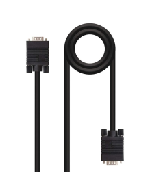 Cable SVGA Nanocable 10.15.1303/ VGA Macho - VGA Macho/ 3m/ Negro