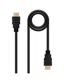 Cable HDMI 1.4 Nanocable 10.15.1702/ HDMI Macho - HDMI Macho/ 1.8m/ Negro