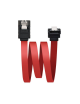 Cable SATA Nanocable 10.18.0301/ SATA Hembra - SATA Hembra/ 50cm/ Rojo