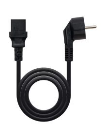 Cable Alimentación Nanocable 10.22.0102/ Schuko Macho - C13 Hembra/ 1.5m/ Negro