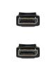 Cable DisplayPort 1.2 4K Nanocable 10.15.2300/ DisplayPort Macho - DisplayPort Macho/ 50cm/ Negro