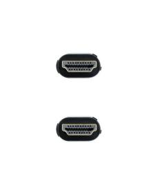 Cable HDMI 2.1 8K Nanocable 10.15.8001/ HDMI Macho - HDMI Macho/ 1m/ Negro