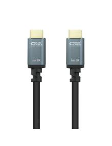 Cable HDMI 2.1 8K Nanocable 10.15.8001-L150/ HDMI Macho - HDMI Macho/ 1.5m/ Negro